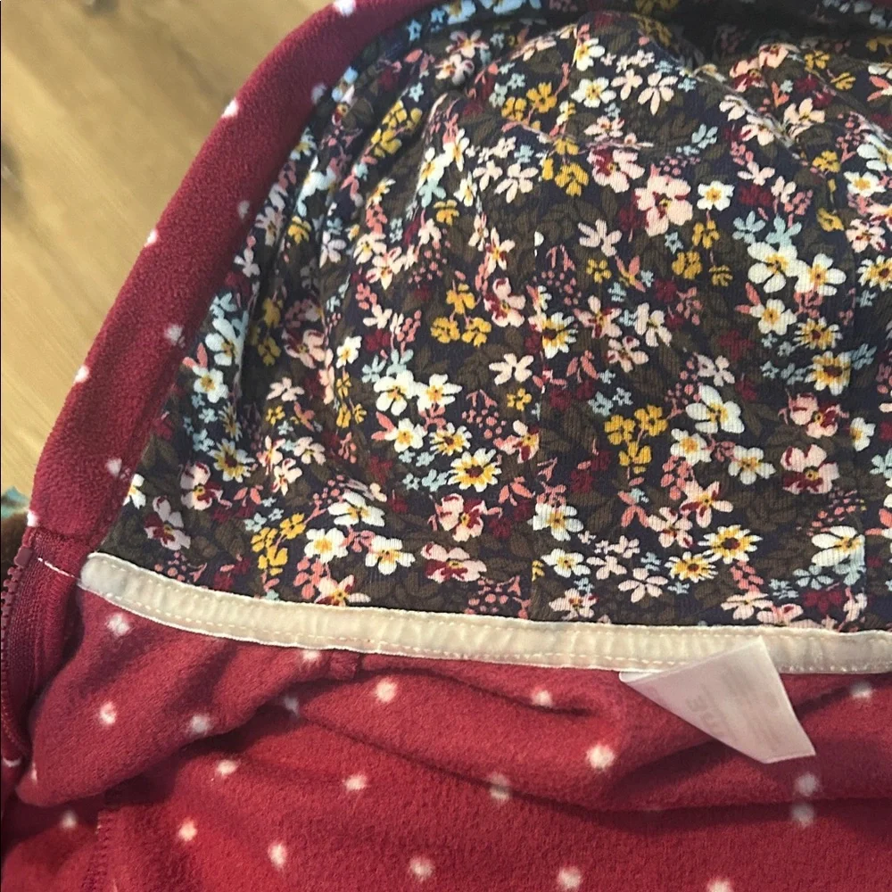 Carter's Burgundy Polka Dot Hoodie